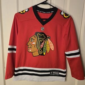 Fanatics Red and Black Hockey Jersey‎